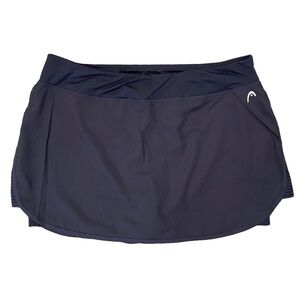 Head Women’s Spike Skort Size XL Blue Tennis Golf Dri-Motion Stretch NWT $45